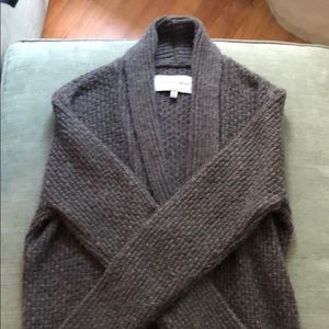 Cupcakes and cashmere duster sweater
